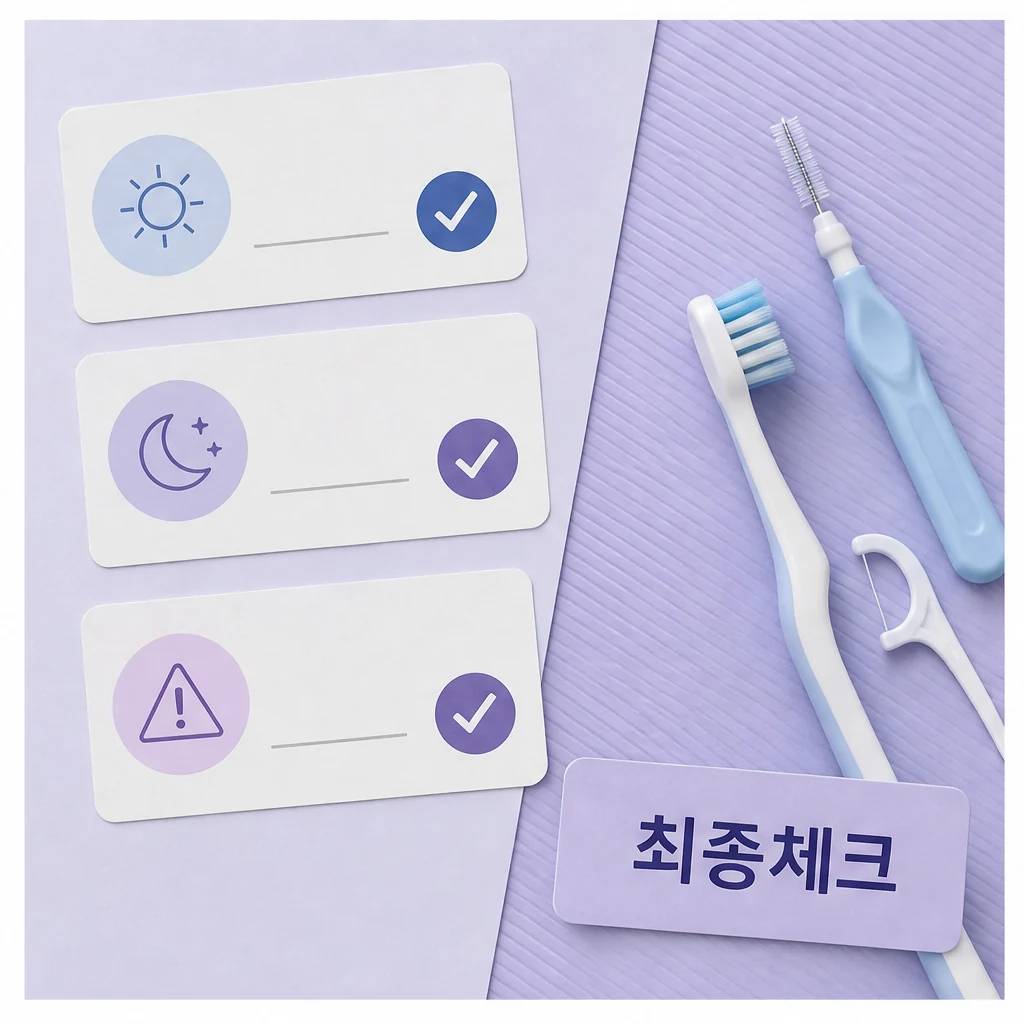 구강건강 관리 습관과 지식·정보 FAQ와 핵심 정리 최종체크 본문 이미지