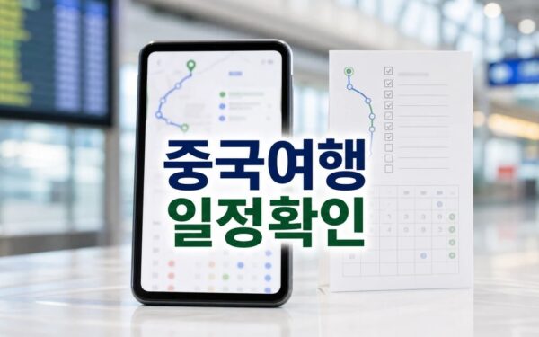 중국여행 특집 2026 일정과 교통 확인 방법 총정리 최신 기준