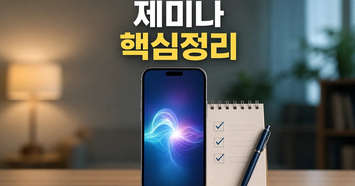5분 제미나이 2026 주요 변화와 확인할 점 총정리 최신 기준 대표 썸네일