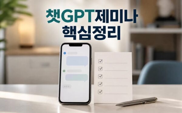 챗GPT·제미나이 이렇게 써라 2026 주요 변화와 확인할 점 총정리