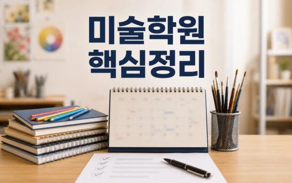 미술학원 다니는 중 2026 적용일과 확인 방법 총정리 최신 기준