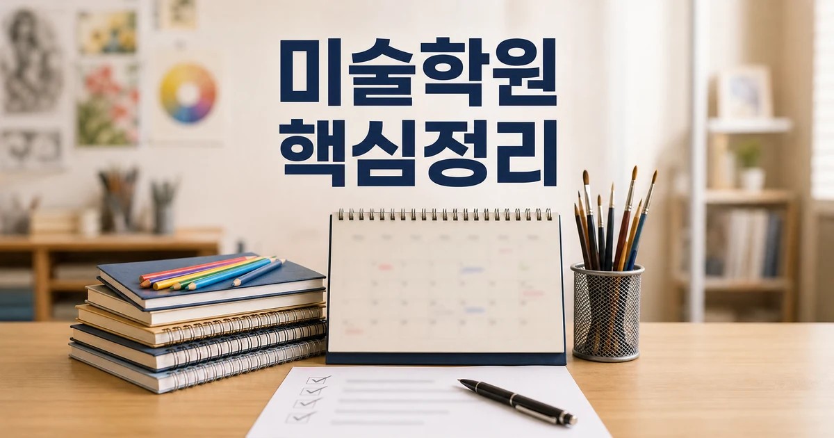 미술학원 다니는 중 2026 적용일과 확인 방법 총정리 최신 기준 대표 썸네일