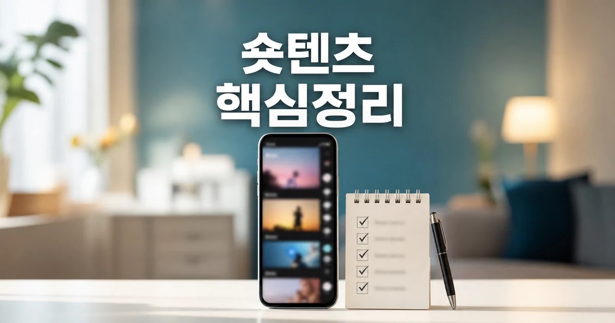 숏텐츠 2026 주요 변화와 확인할 점 총정리 완벽 가이드 대표 썸네일