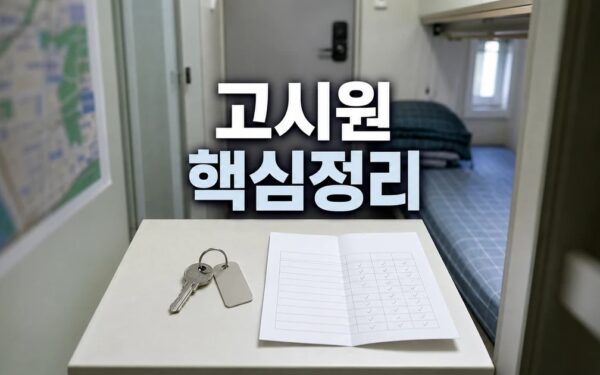 서울 고시원 생활은 어떨까? 2곳의 고시원을 한도와 수수료 확인 방법 가이드