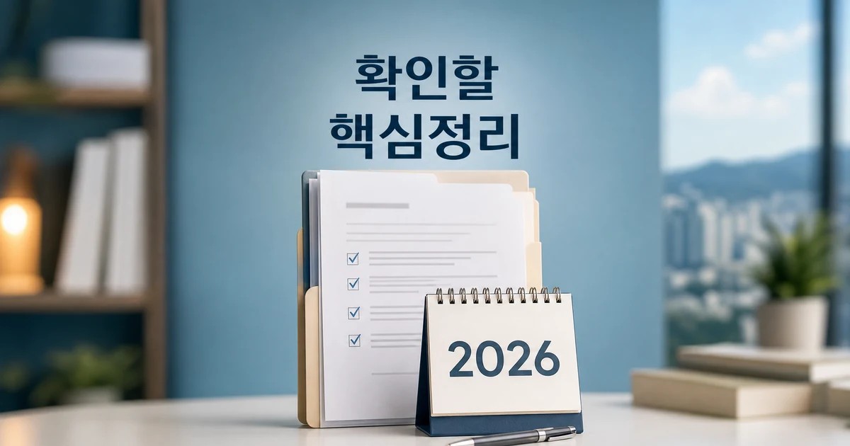 파주시 2026 주요 변화와 확인할 점을 정리한 달력과 체크리스트 썸네일