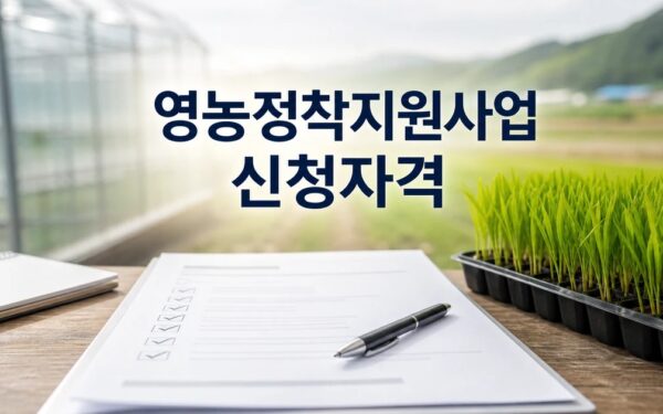 2026 청년농업인 영농정착지원사업 신청 대상과 확인 방법 총정리