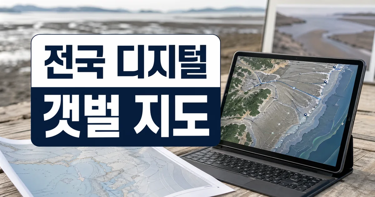 전국 첫 디지털 갯벌 '서산 가로림만' 지도 구축…다양한 지리정보 업무에 '꿀팁' 실무 활용 체크리스트 대표 이미지