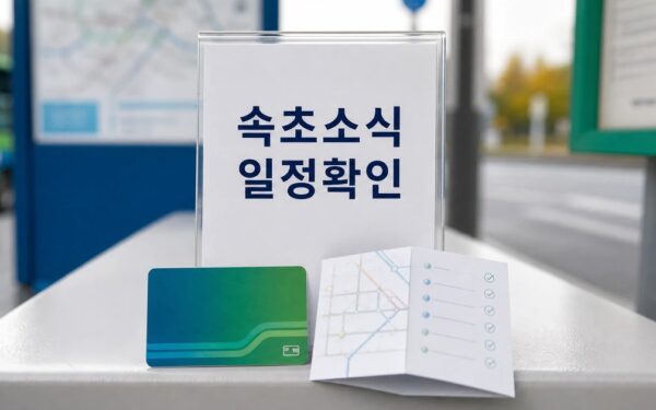 속초소식 2026 일정과 교통 확인 방법 총정리 최신 기준