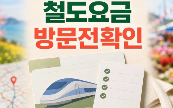 철도요금 할인에 지방이 웃었다 방문 전 준비 방법 완벽 가이드