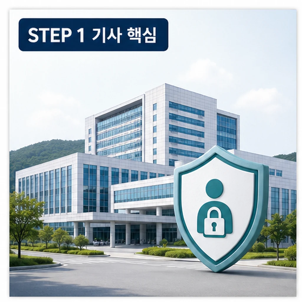 부산대병원 개인정보관리 전문기관 기사 핵심 확인 이미지