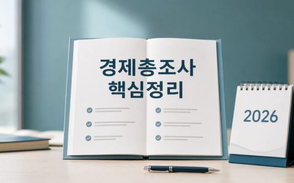 경제총조사 2026 주요 변화와 확인할 점 총정리 최신 기준