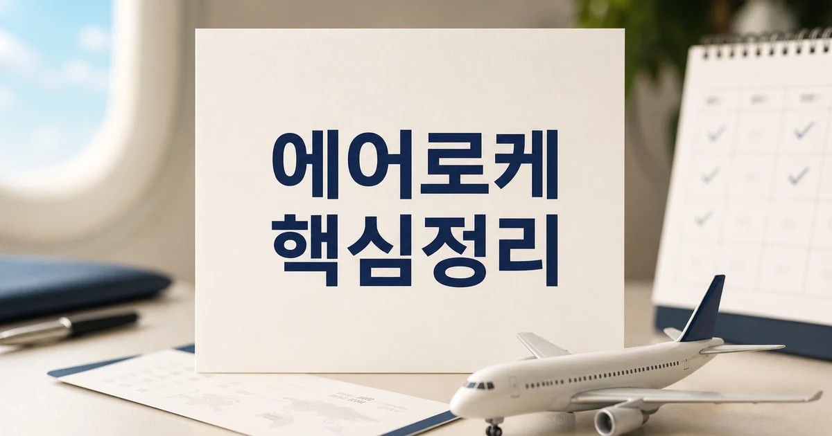 에어로케이 2026 적용일과 확인 방법 총정리 완벽 가이드 대표 썸네일