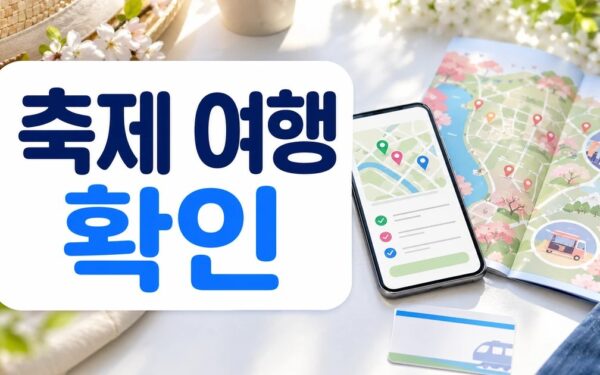 “축제 여행, 더 쉽고 재미있게”… 봄편 공개 주의사항과 확인 포인트