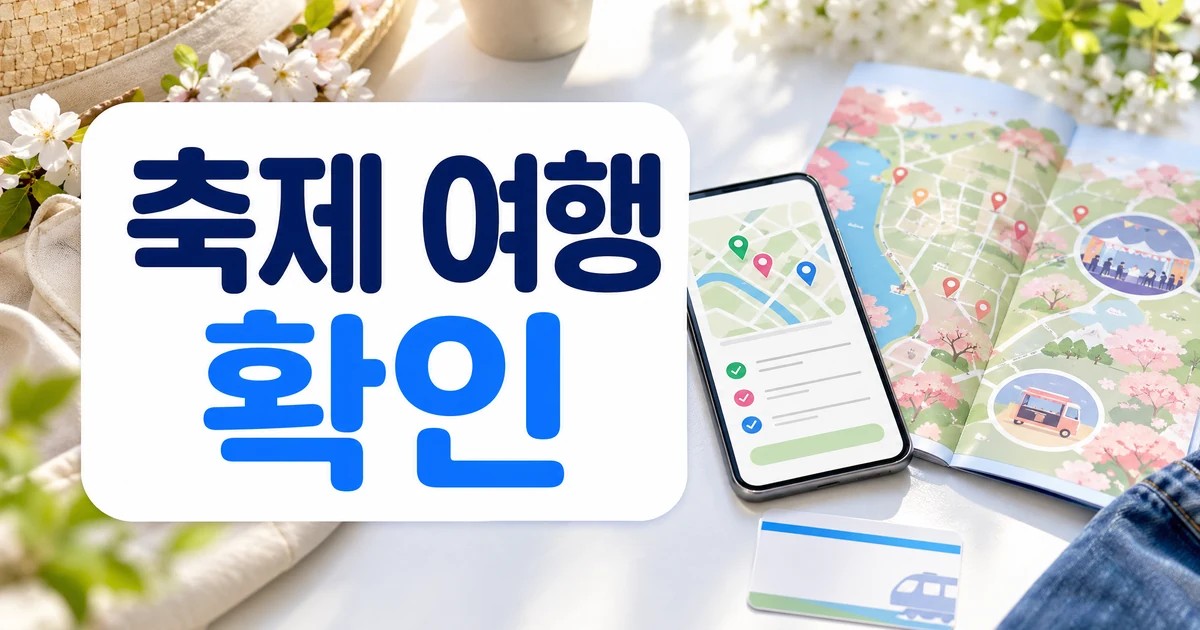 “축제 여행, 더 쉽고 재미있게”… 봄편 공개 주의사항과 확인 포인트 대표 이미지