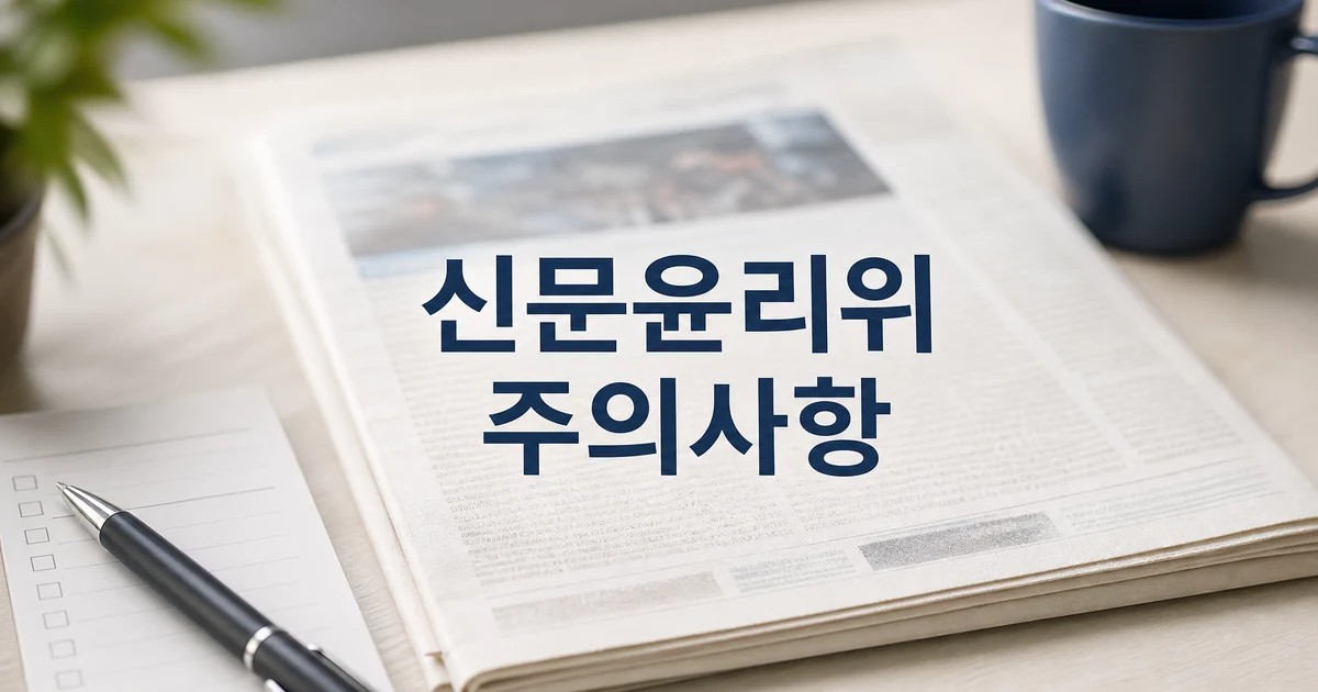 2025년 인터넷신문윤리위원회 확인 방법과 주의사항을 정리한 대표 이미지