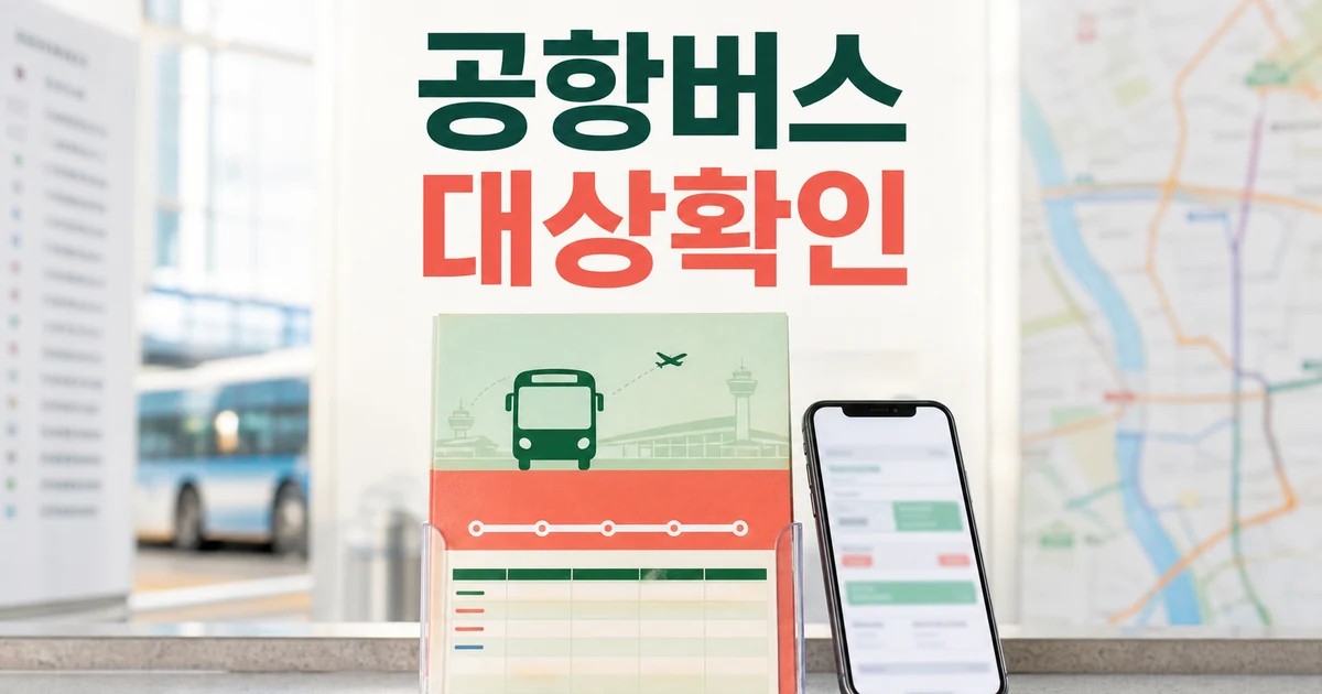 6013 공항버스 시간표 예매 사이트 적용 대상과 일정 준비 가이드 대표 썸네일
