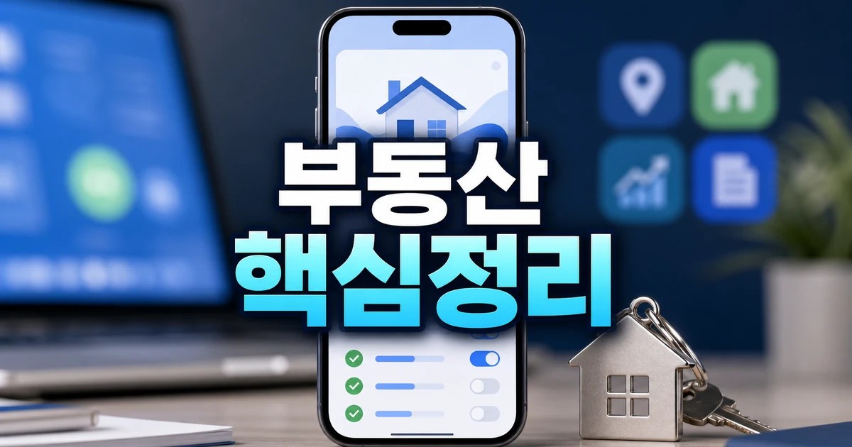부동산 앱 2026 주요 변화와 확인할 점 총정리 최신 기준 대표 썸네일