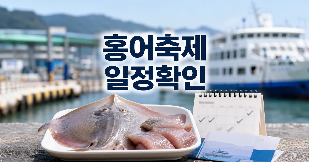흑산도 홍어축제 2026 일정과 교통 확인 방법을 보여주는 대표 썸네일
