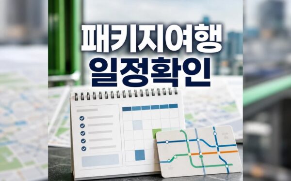 패키지여행 2026 일정과 교통 확인 방법 총정리 최신 기준