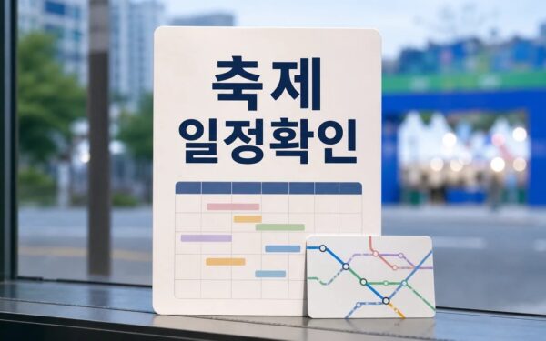 즐기는 지역 축제 2026 일정과 교통 확인 방법 총정리 최신 기준