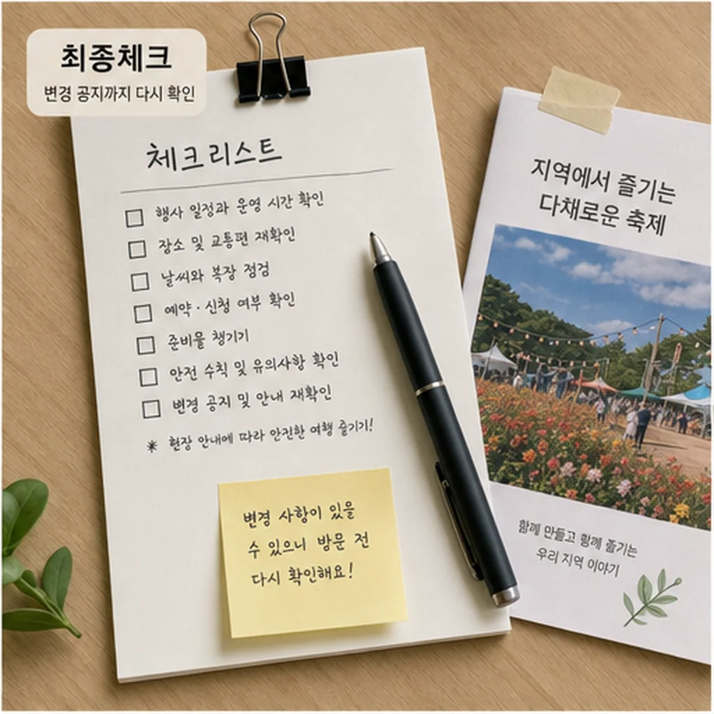 '8월 축제 달력' 지역 축제로 떠나는 소확행 여행 주의사항과 확인 포인트 본문 이미지 4