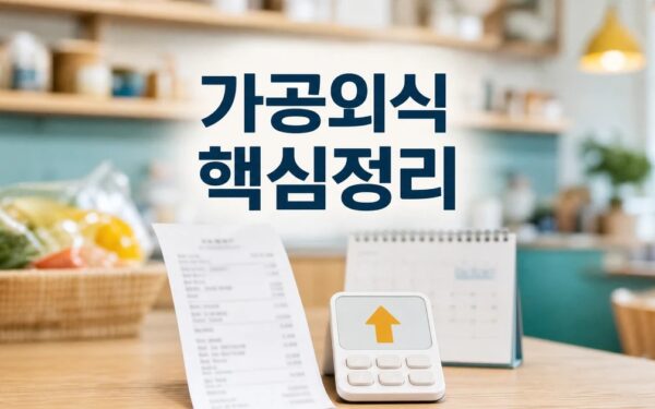 가공·외식이 쏘아올린 먹거리 가격 인상 2026 적용일과 확인 방법 총정리
