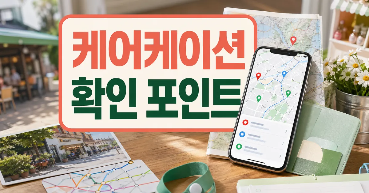 케어케이션 효과와 한국인의 일상 관광 확인 포인트 대표 이미지