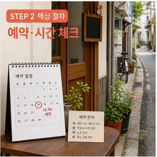 케어케이션 로컬 관광 예약 시간 체크 이미지