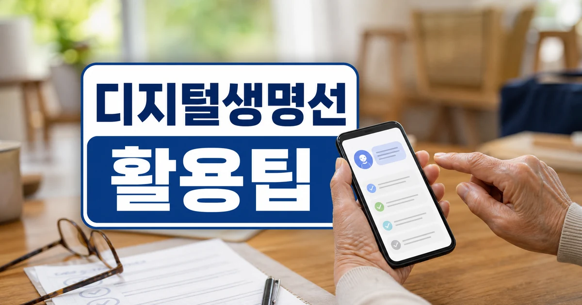 시니어 AI 디지털 생명선 활용팁 대표 이미지