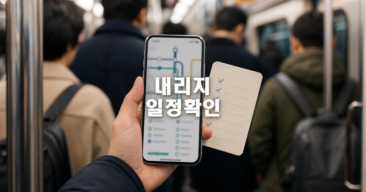 내 앞 사람 언제 내리지? 지옥철 상상 2026 주요 변화와 확인할 점 총정리 대표 썸네일