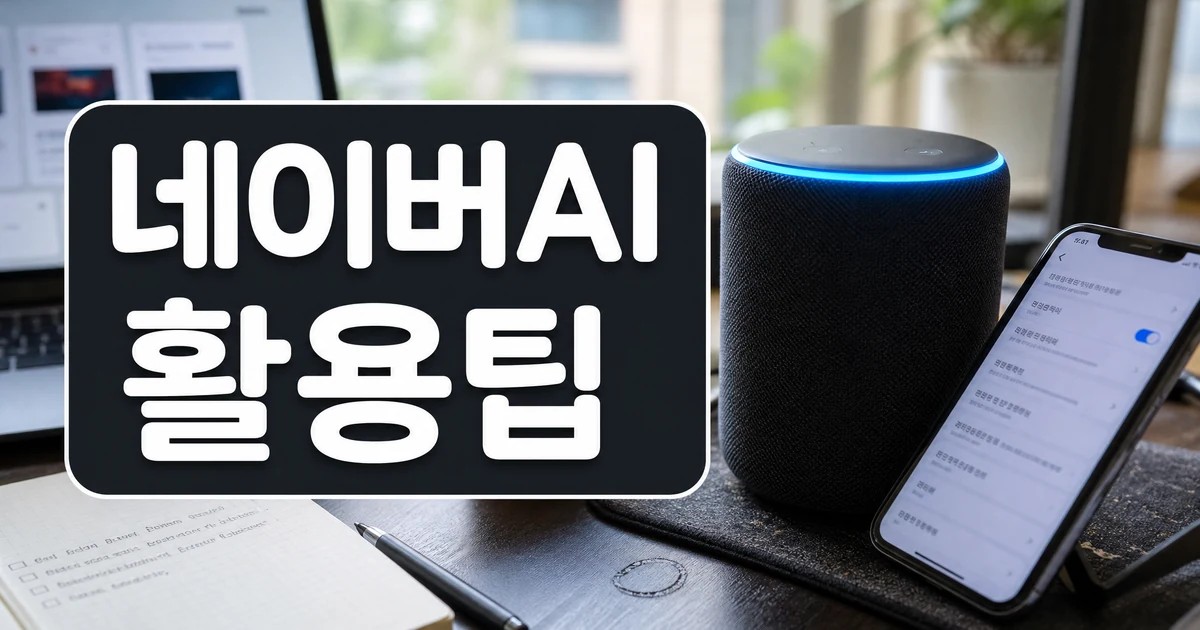 네이버 AI 스피커 웨이브 활용팁과 확인사항 대표 이미지