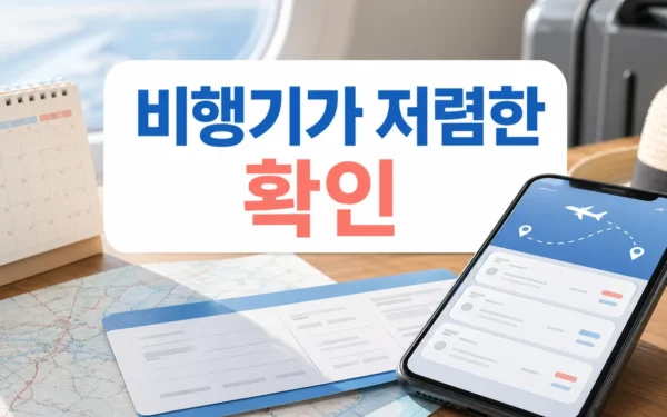 비행기가 저렴한 구간정보 방문 전 준비 가이드