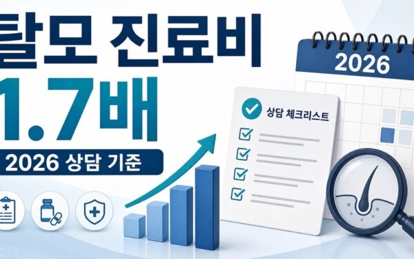 탈모 진료비 1.7배 늘었는데 2026 상담 기준과 확인 방법 총정리