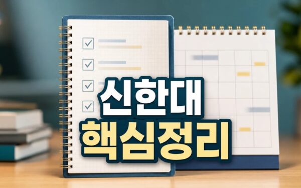 신한대 2026 주요 변화와 확인할 점 총정리 완벽 가이드