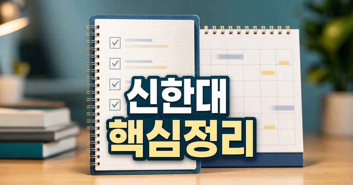 신한대 2026 주요 변화와 확인할 점 총정리 완벽 가이드 대표 썸네일