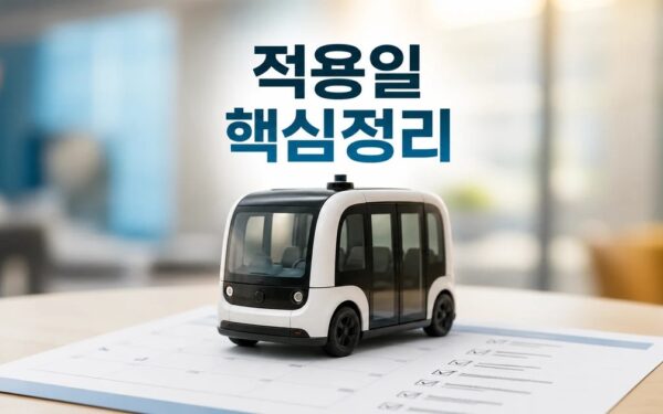 무인 차량 2026 적용일과 확인 방법 총정리 완벽 가이드
