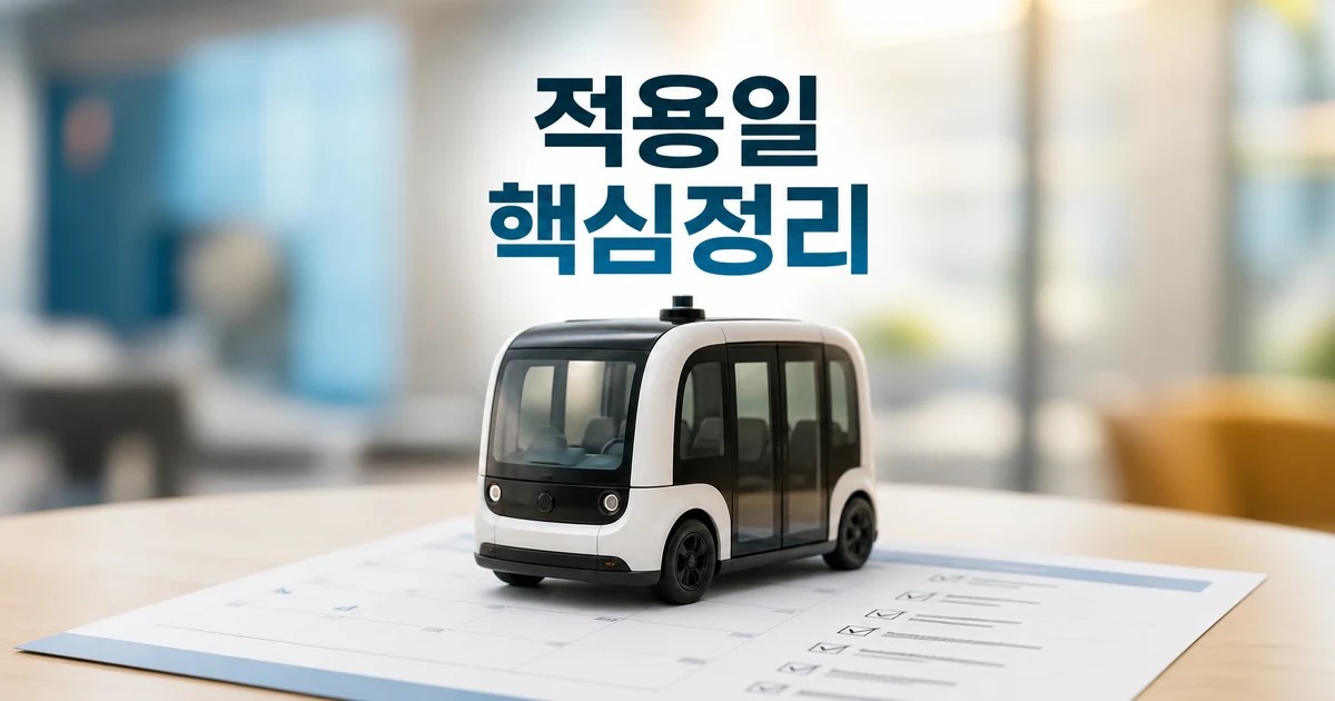 무인 차량 2026 적용일과 확인 방법 총정리 완벽 가이드 대표 썸네일