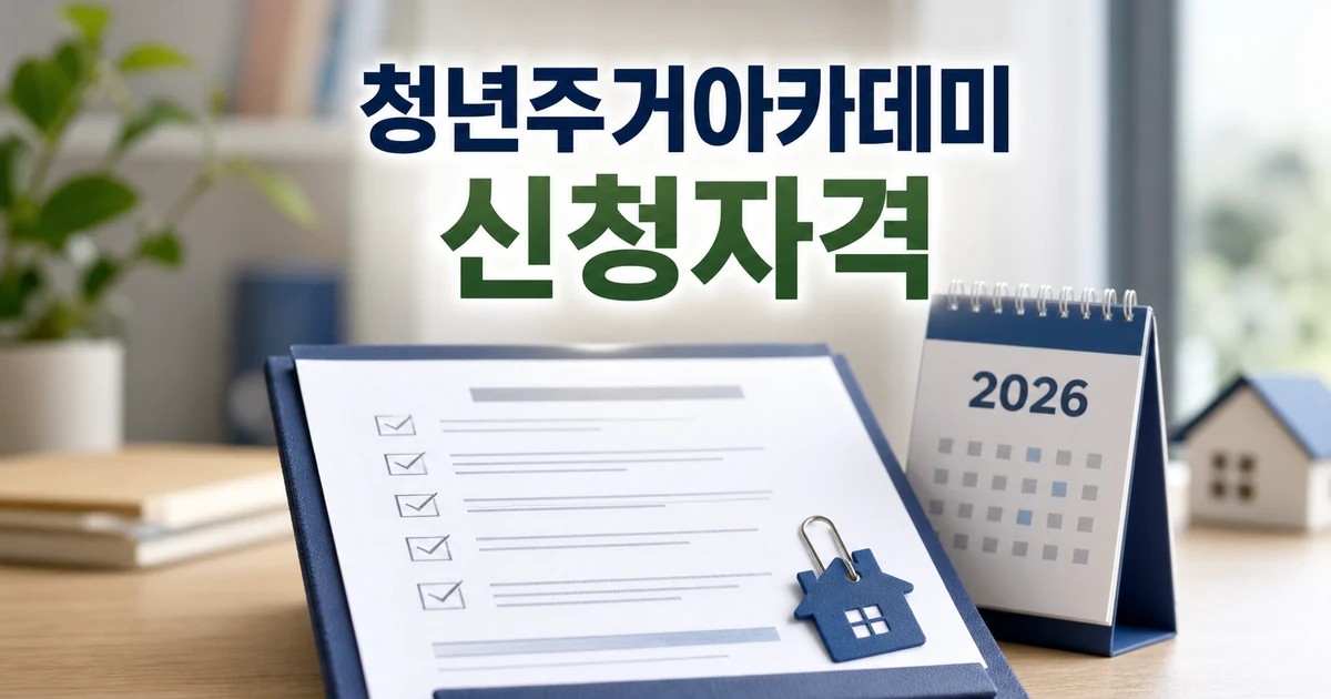 청년주거아카데미 2026 신청 대상과 확인 방법 총정리 최신 기준 대표 썸네일