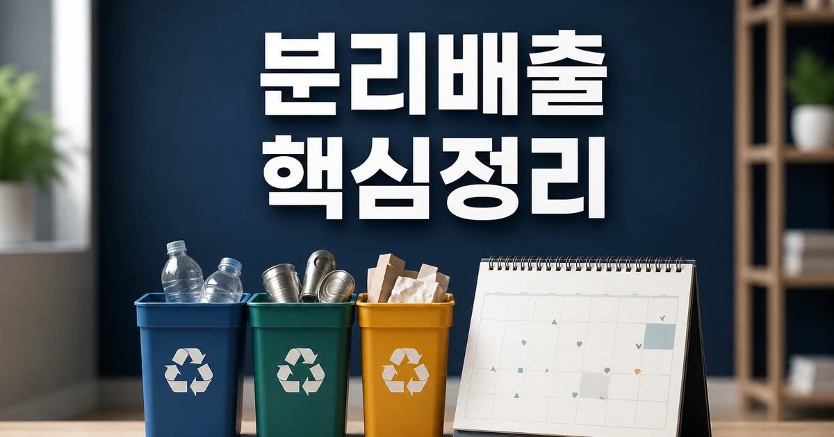 10월 분리배출 규정 강화설 2026 적용일과 확인 방법 총정리 대표 썸네일