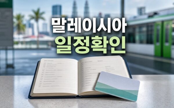 2026 말레이시아 방문의 해 일정과 교통 확인 방법 총정리