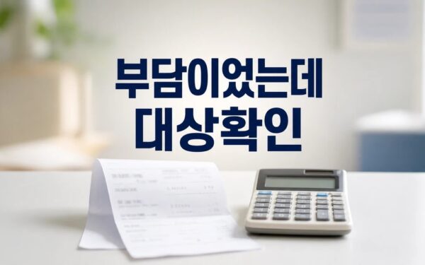 전액 본인 부담이었는데 2026 조건과 비용 계산 방법 총정리