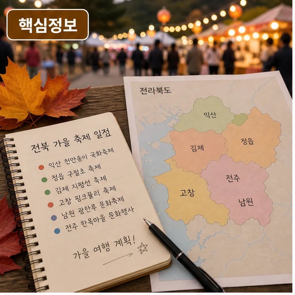성큼 다가온 가을, 전북은 지금 축제의 바다 방문 전 준비 가이드 본문 이미지 1 - 핵심정보