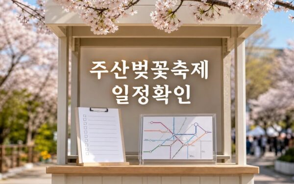 2026 주산벚꽃축제 일정과 교통 확인 방법 총정리 최신 기준