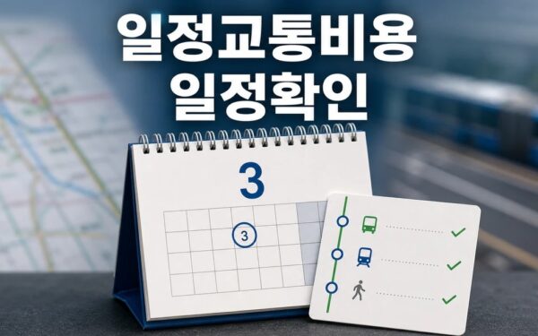3일째 일정·교통·비용 먼저 보기