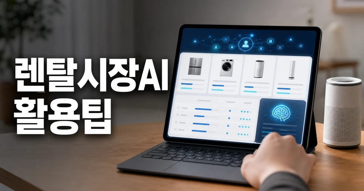 렌트리 AI 가전 렌탈시장 780억 거래액 핵심 정리 대표 이미지
