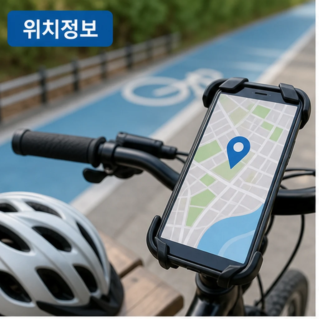 안산시 자전거 편의시설 위치 정보를 확인하는 지도형 본문 이미지