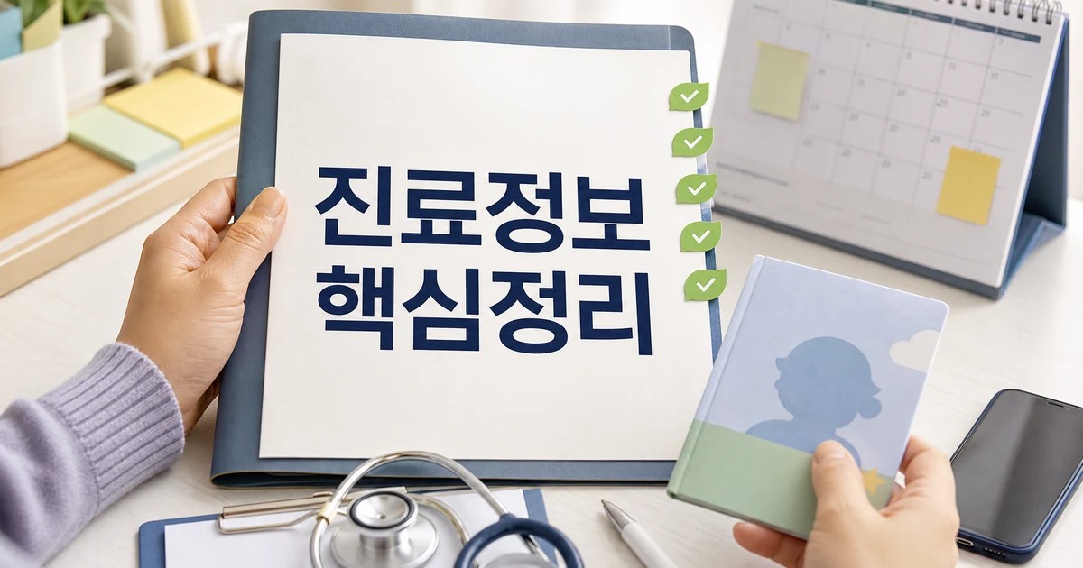 우리 아이 진료정보 2026 상담 기준을 확인하는 대표 이미지