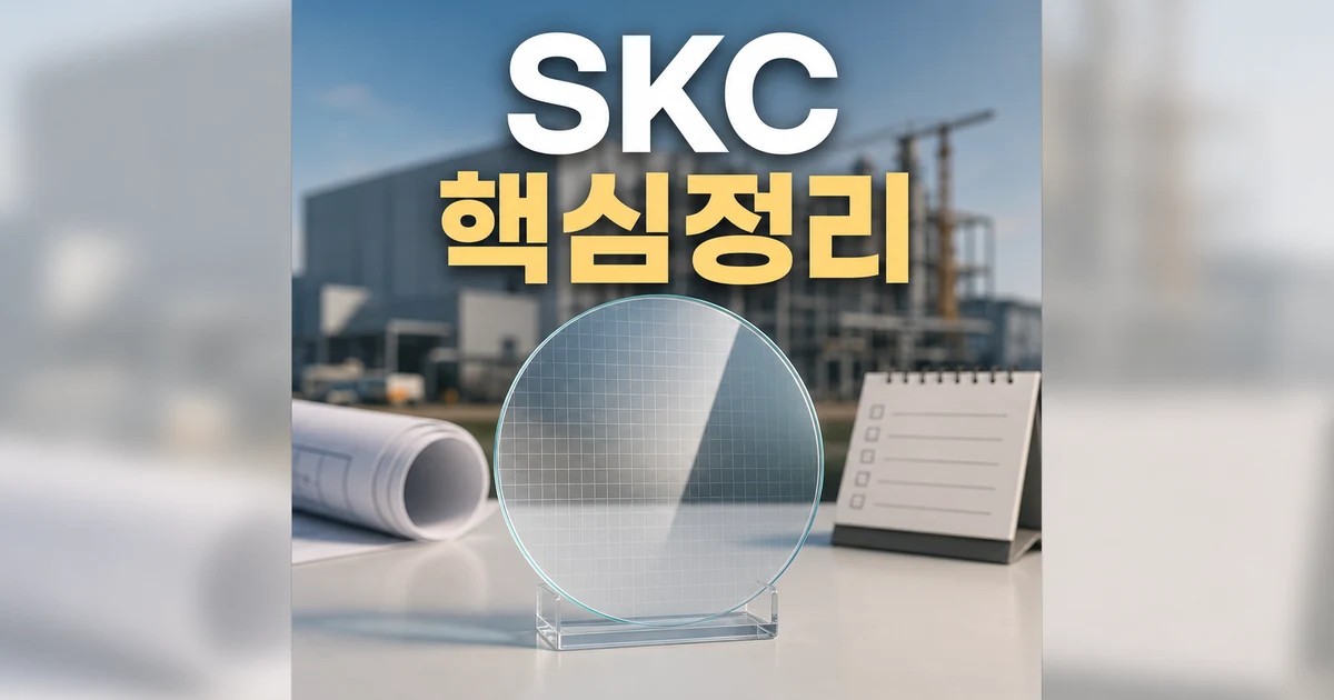 SKC 美 글라스기판 2공장 증설 백지화 2026 주요 변화와 확인할 점 총정리 대표 썸네일