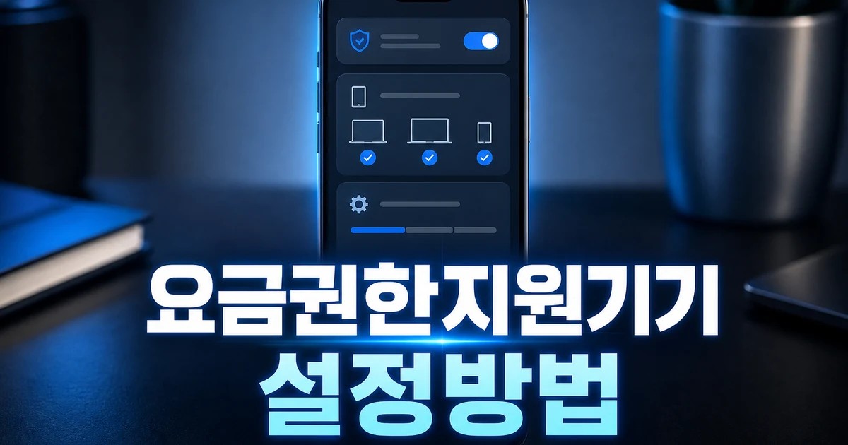 전력 설치 전 요금·권한 먼저 보기 요금·권한·지원기기 먼저 보기 대표 썸네일