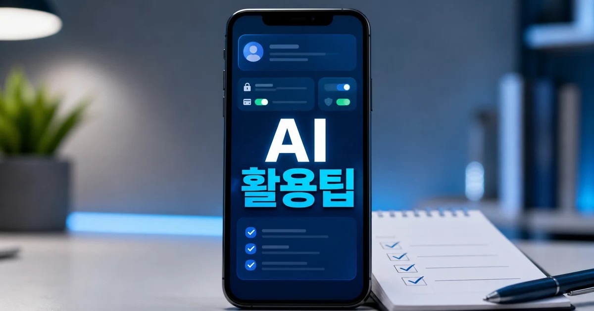 AI 서비스 2026 변화와 활용 전 확인 포인트를 보여주는 스마트폰 설정 썸네일